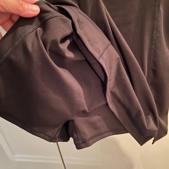 New with Tags Garage Stretch Black Mini Dress w/built in shorts - Picture 2 of 6